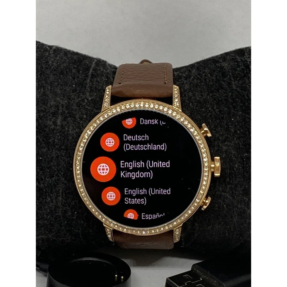 Fossil Gen 4 Authentic Digital Dial Smart Watch Custom Band FTW6015 LT313